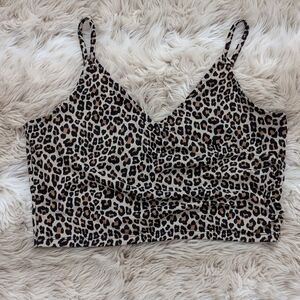 Leopard Print Crop Top
